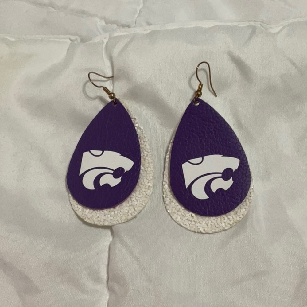 Kansas State Earrings